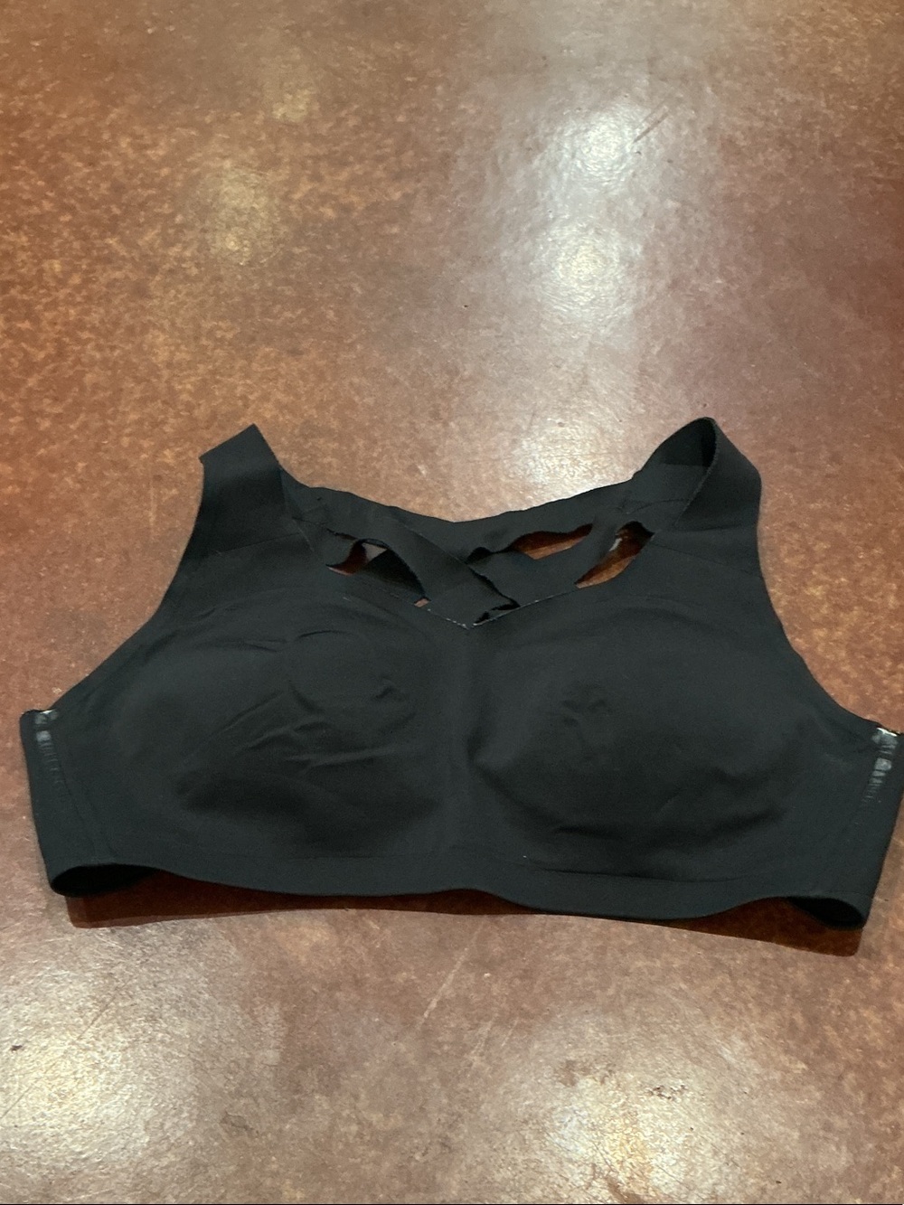 lululemon athletica Black High-Neck Sports Bra with Strappy Cutout